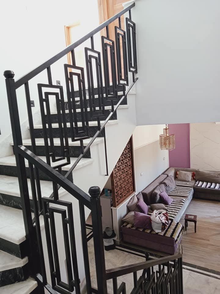 درابزين مودرن للسلالم والفلل